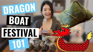 DRAGON BOAT FESTIVAL Food, Story, Facts, Origins, & History | Dragon Boat Races & Eating Zong Zi (粽）