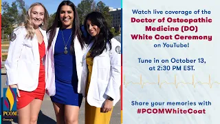 PCOM Georgia's DO Class of 2027 White Coat Ceremony | Livestream