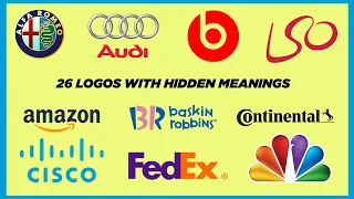 26 Famous Logos With Hidden Messages 2021| Marketing Strategies| Graphic Design 2021
