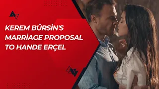 Kerem Bürsin's marriage proposal to Hande Erçel#handeerçel #kerembursin