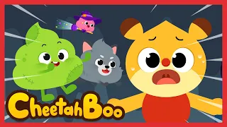 🎃Scary toilet song & Best Kids song Compilation👻| Poopy halloween | Nursery rhymes | #Cheetahboo