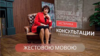 Детская агрессия и истерика  | Консультації з Оленою Яковенко (жестовою мовою)