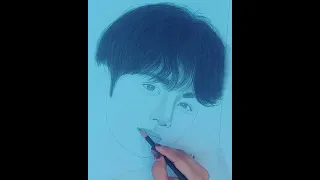 BTS Jungkook Pencil Sketch Drawing #shorts