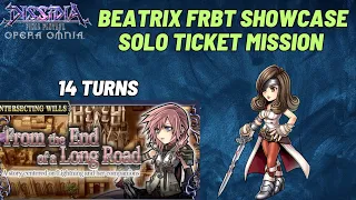 DFFOO [GL] Lightning Intersecting Wills, Ticket Mission with Beatrix Solo