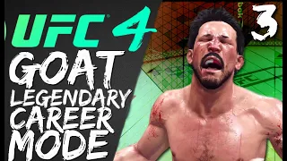 UFC 4 - G.O.A.T Legendary CAREER MODE #3 - Pushing up the mountain