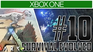 Ark Xbox One Gameplay!! Ep 10 - NEW CAVE & ALPHA REX BATTLE!!