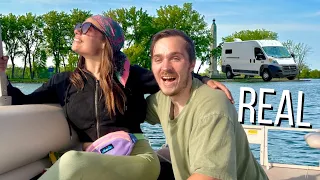 Trading Bedrest in A Campervan For A Pontoon Boat on Lake Erie