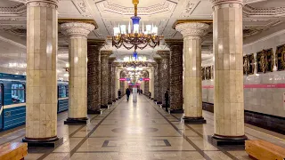 🇷🇺 Saint Petersburg. Avtovo is the most beautiful station of the St. Petersburg metro.