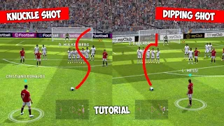 How To Perform Knuckle/Dipping Shot Perfectly In Free Kick | Pes 2021 Mobile