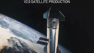 SpaceX Starlink V2 Starship Deployment Animation (Official)