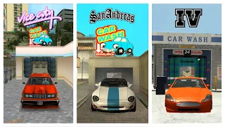 Evolution of "CAR WASH" in GTA games! (GTA VC - V)