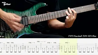 Mr. Big - Daddy, Brother, Lover, Little Boy Guitar Solo Lesson With Tab Part.2/2(Slow Tempo)