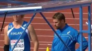 Men´s Javelin Throw Final European Championships Zürich, Switzerland 17.8.2014