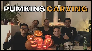 Halloween Party | Pumpkins Carving (Squad Vlogs)