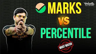 Marks Vs Percentile JEE Main 2024 | Best Colleges Based on JEE Percentile | Harsh Sir @VedantuMath