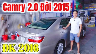 Hùng Hồng Bán Toyota Camry 2.0 Đời 2015 Đăng Ký 2016 ODO 8 Vạn Xe Đẹp Gia Đình Cho Anh Chị Quan Tâm