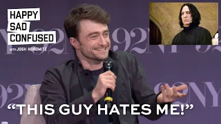 Daniel Radcliffe was very intimidated by Alan Rickman on HARRY POTTER