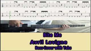 Avril Lavigne - Bite Me(Bass cover with tabs 256)