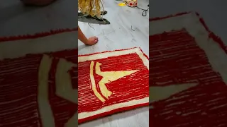 applying secondary backing and tape to your tufted rug