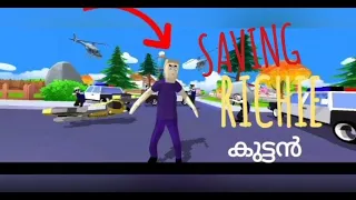 SAVING RICHIE FROM JAIL IN DUDE THEFT WARS | GAMING ROUNDER MALAYALAM GAMEPLAY