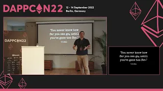 #DappCon22 : Day 1 - Corpus: From DAOs To GmbHs, Christoph Jentzsch