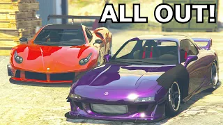 EXTEMELY MODIFIED Cars Only At This Car Meet In GTA Online