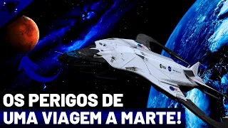 Os 5 Perigos MORTAIS De Uma VIAGEM A MARTE! | Minutos Curiosos