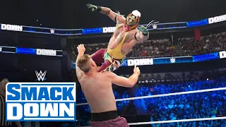 Rey Mysterio tries to shut up Grayson Waller: SmackDown highlights, Aug. 25, 2023