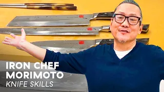 Iron Chef Masaharu Morimoto Shows Off His Famous Knife Skills | Delish