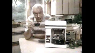 1984 Mr. Coffee Ultronic Brewing System "Joe DiMaggio" TV Commercial