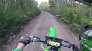 kx125 trail ride