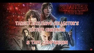 Stranger Things Collector's Edition Unboxing & Tape Comparison