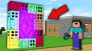 WHAT INSIDE THE STRANGE PORTAL FROM THE DOORS IN MINECRAFT ? 100% TROLLING TRAP !