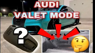 This Is What Happens In Valet Mode (AUDI) IT’s Not What You Think ?