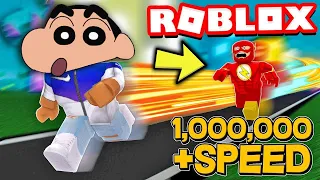 SHINCHAN UPGRADING TO BECOME THE UPERFAST MAN INSIDE ROBLOX | Amaan Ansari