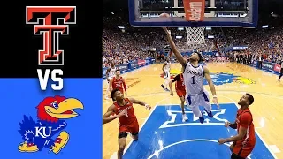 Texas Tech vs #3 Kansas Highlights 2020 College Basketball