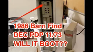 Barn Find PDP 11/73 - Will it boot?? - Part 1