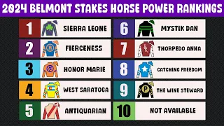 2024 Belmont Stakes Horse Power Rankings