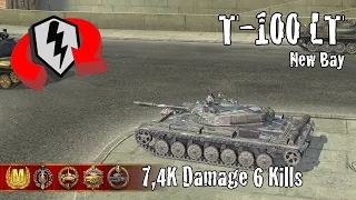 T-100 LT  |  7,4K Damage 6 Kills  |  WoT Blitz Replays