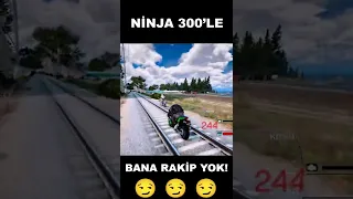 Şahin Kawasaki Ninja Motorun Üstündeyken Yarış Kaybetmez! 😏