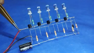[New] Simple electronic circuit  bc547 transistor ||led chaser circuit