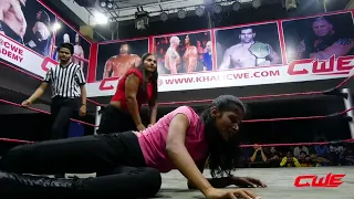 CWE | PINKY  VS  SURMEET KAUR W/ JASSI | #cwe #thegreatkhali #prowrestling #youtubeindia