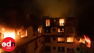Several killed and injured in huge fire in Paris