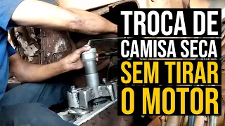 Troca de camisa seca SEM TIRAR O MOTOR - 366 LA | Tal Pai, Tal Filho