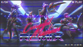 K/DA - POP/STARS (Corrupted Machines Remix) | League of Legends | Synthwave 80s