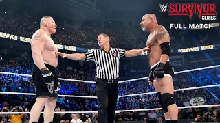 FULL MATCH: Goldberg vs. Brock Lesnar: Survivor Series 2016