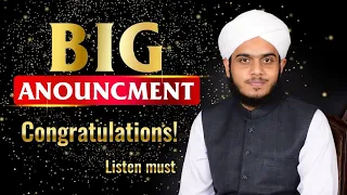 Big Anouncment | Muhammad Faizan Alam