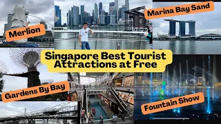 Singapore Main Tourist Attractions at Free of Cost- Hindi / Marina Bay Sand / Garden By Bay/Merlion.