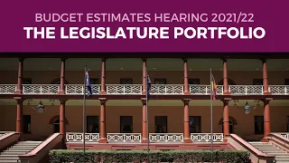 Budget Estimates 2021-2022 - Portfolio Committee No. 1 - 27 October 2021 (am)