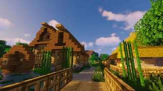 Містечко Краю та крамничка біля річки | Minecraft виживання: - 1.18 | №6